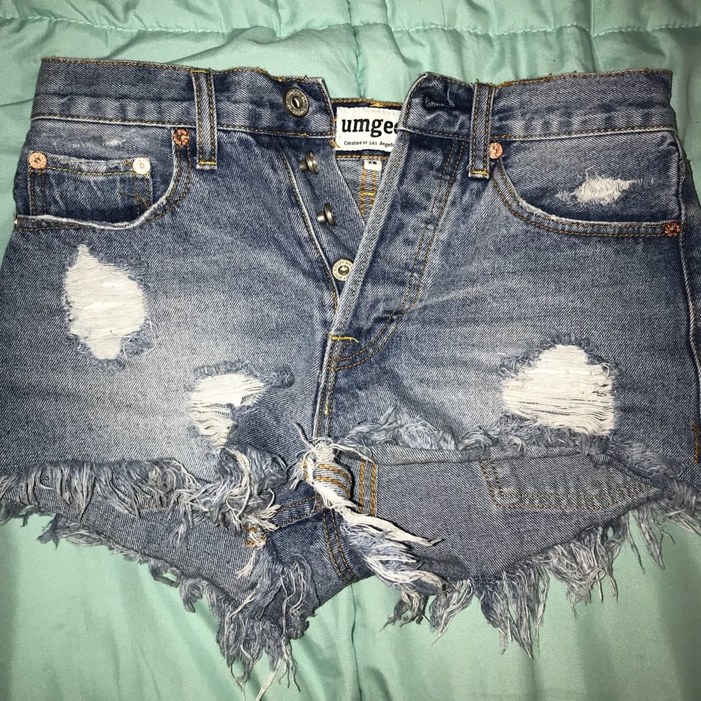 high-waisted shorts